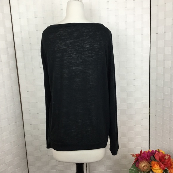 Victoria Secret black pullover top, Size M - Picture 2 of 4